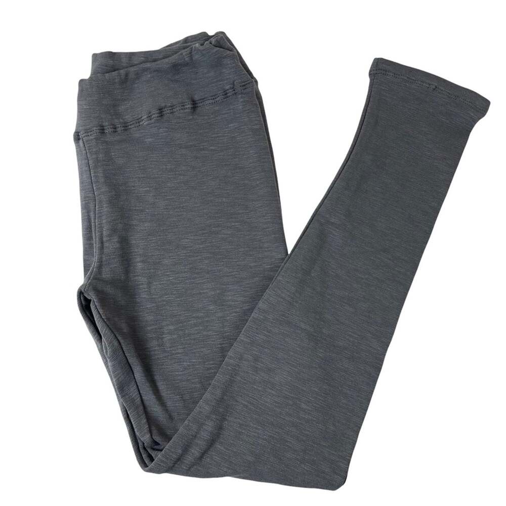 Olivaceous Pull On Terry Lined Leggings Gray Spacedye Size Medium